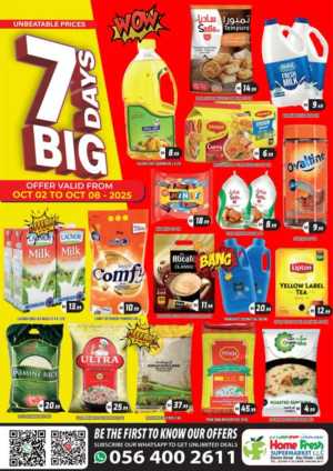 7 big days In Home Fresh Abu Dhabi