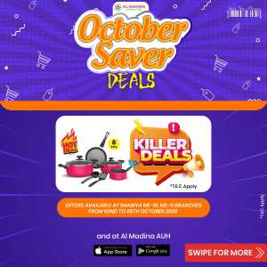 October saver deals In Al Madina Hypermarket Abu Dhabi