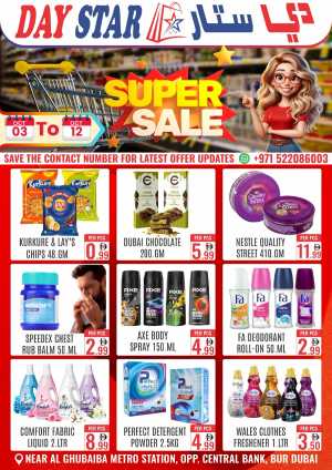 Super sale In Day Star Dubai