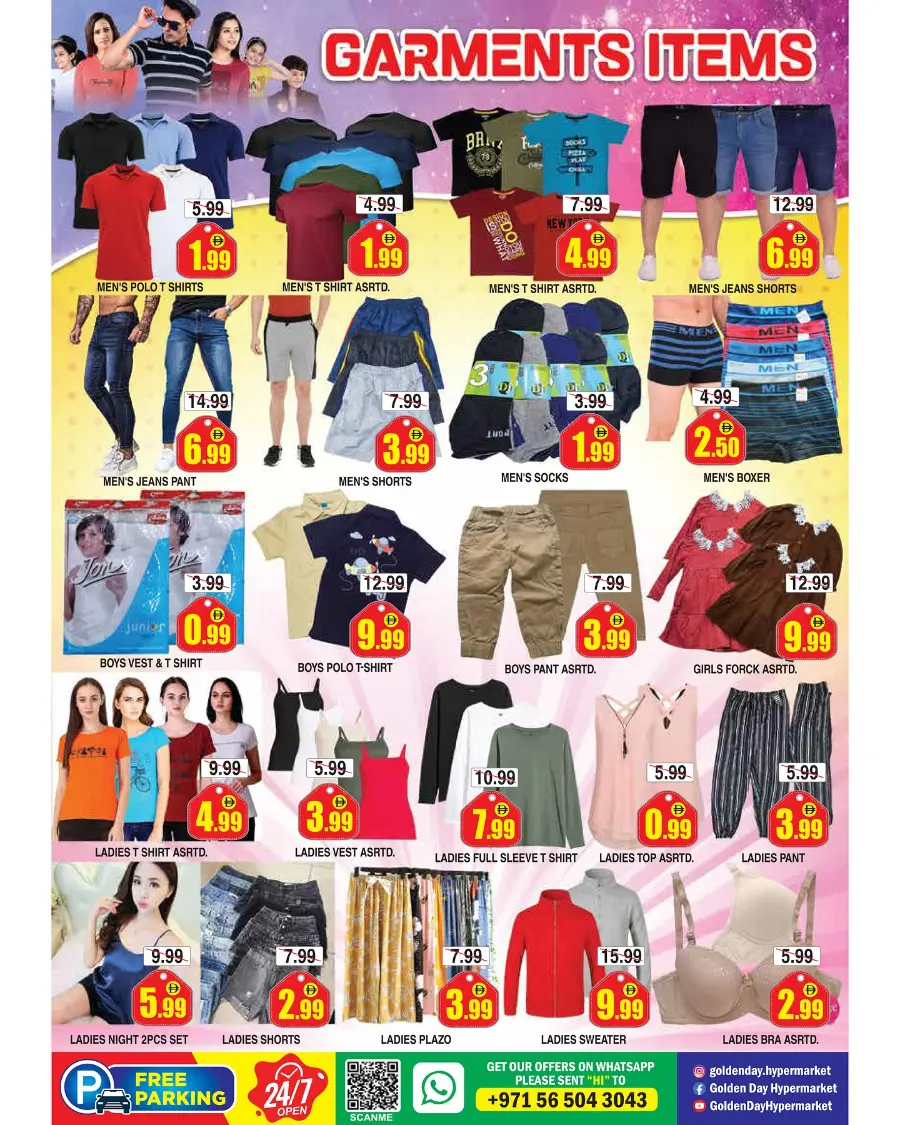 Price Blast In ZSH Golden Day Hypermarket Dubai