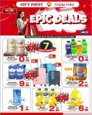 Epic deals In Gift Point Department Store Dubai