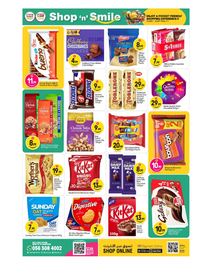 Shop in smile In BIG mart Dubai