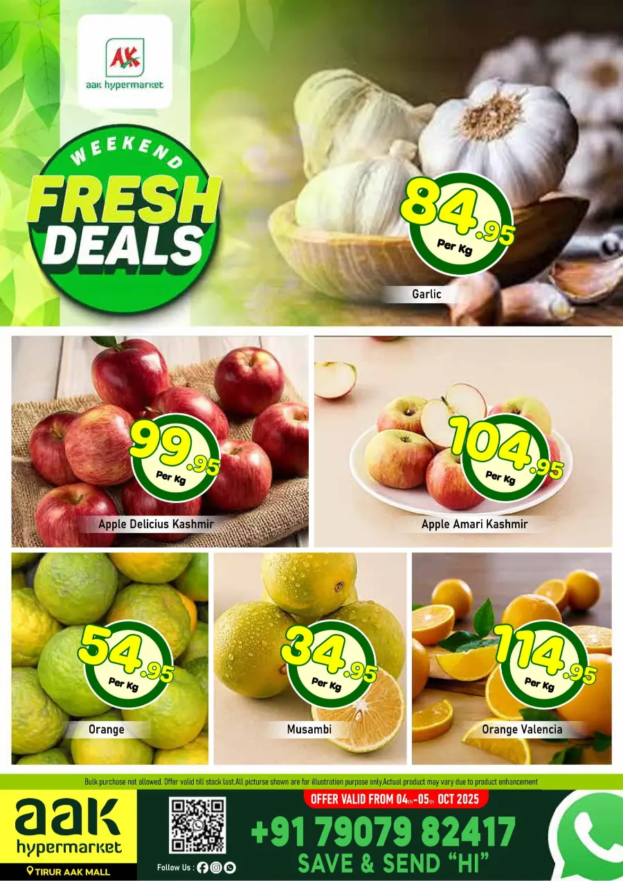 Fresh Deals In AAK Hypermarket Malappuram
