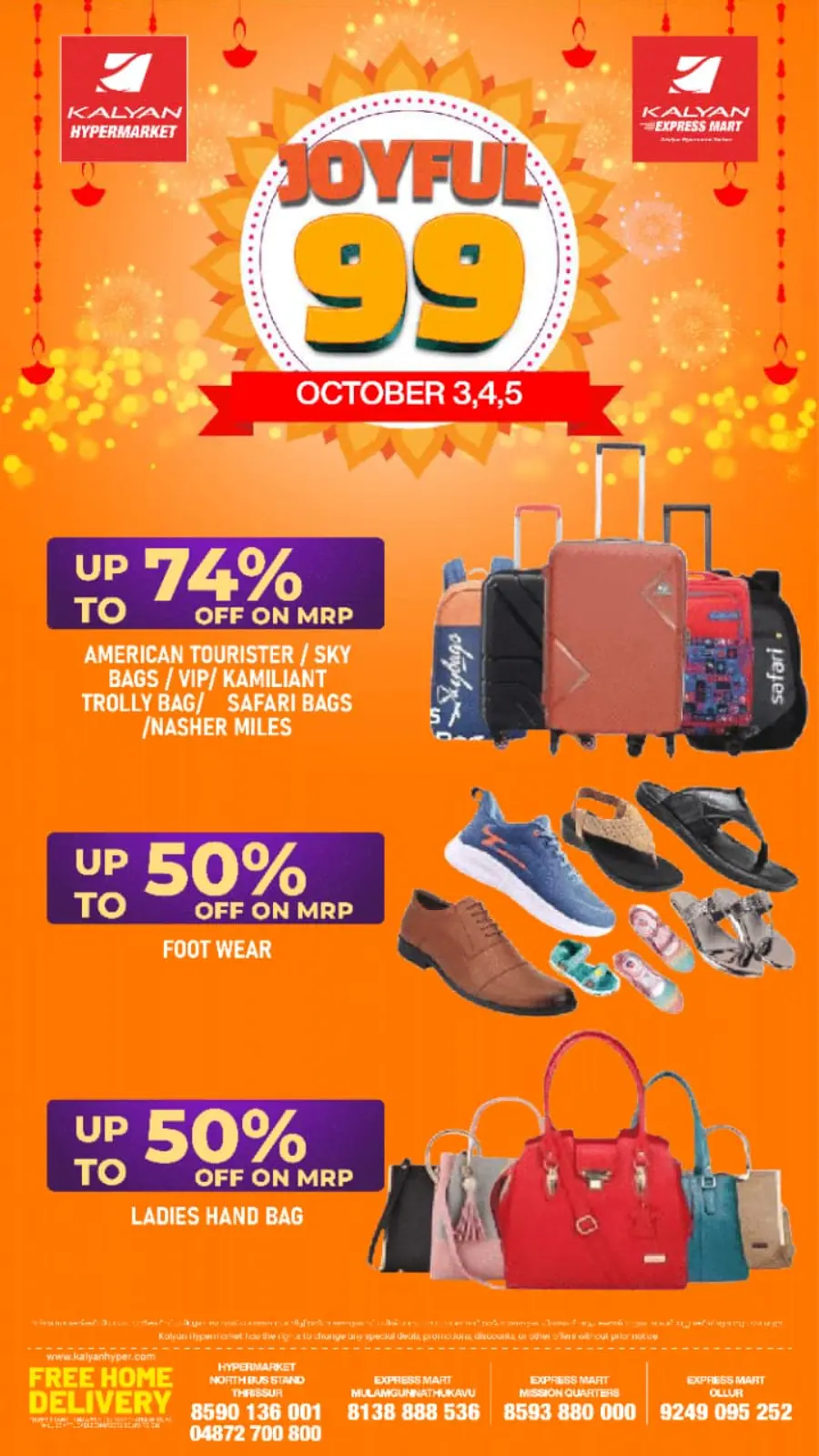 Joyful 99 Deals In Kalyan Hypermarket Thrissur