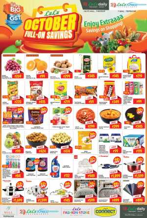 October Full On Savings – Mega Deals Await In Lulu Hypermarket Thrissur