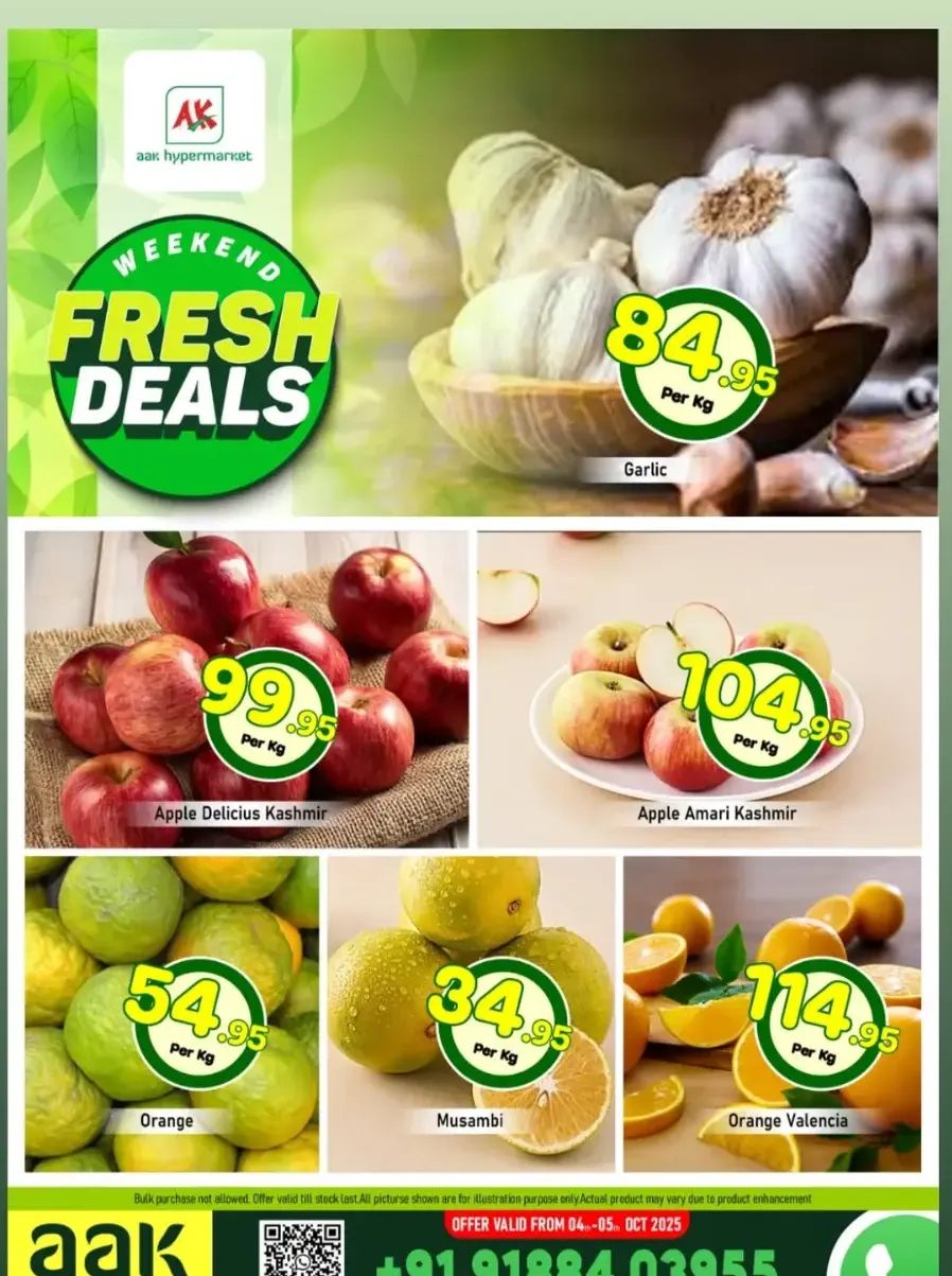 Fresh Deals In AAK Hypermarket Malappuram