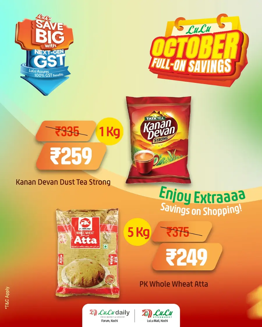 October Full On Savings – Mega Deals Await In Lulu Hypermarket Ernakulam