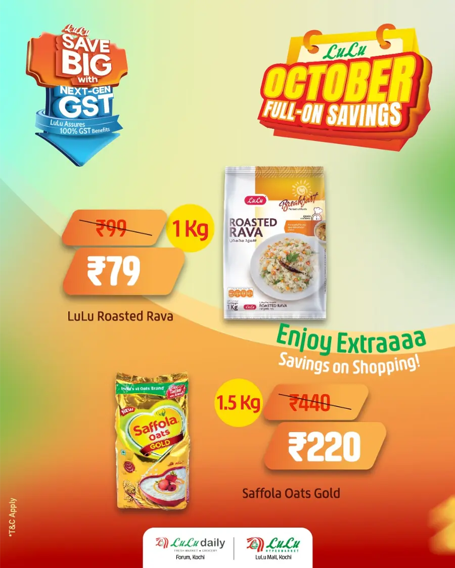 October Full On Savings – Mega Deals Await In Lulu Hypermarket Ernakulam