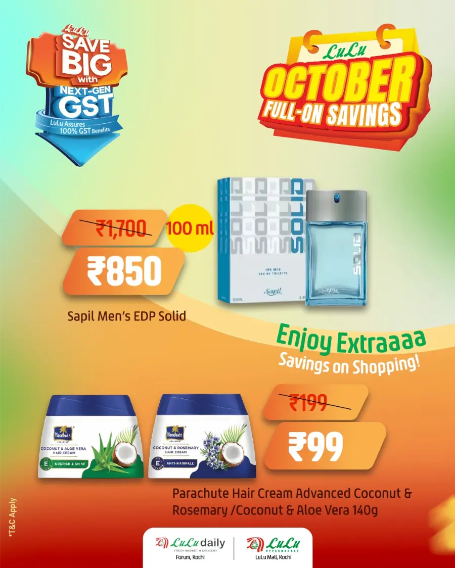 October Full On Savings – Mega Deals Await In Lulu Hypermarket Ernakulam