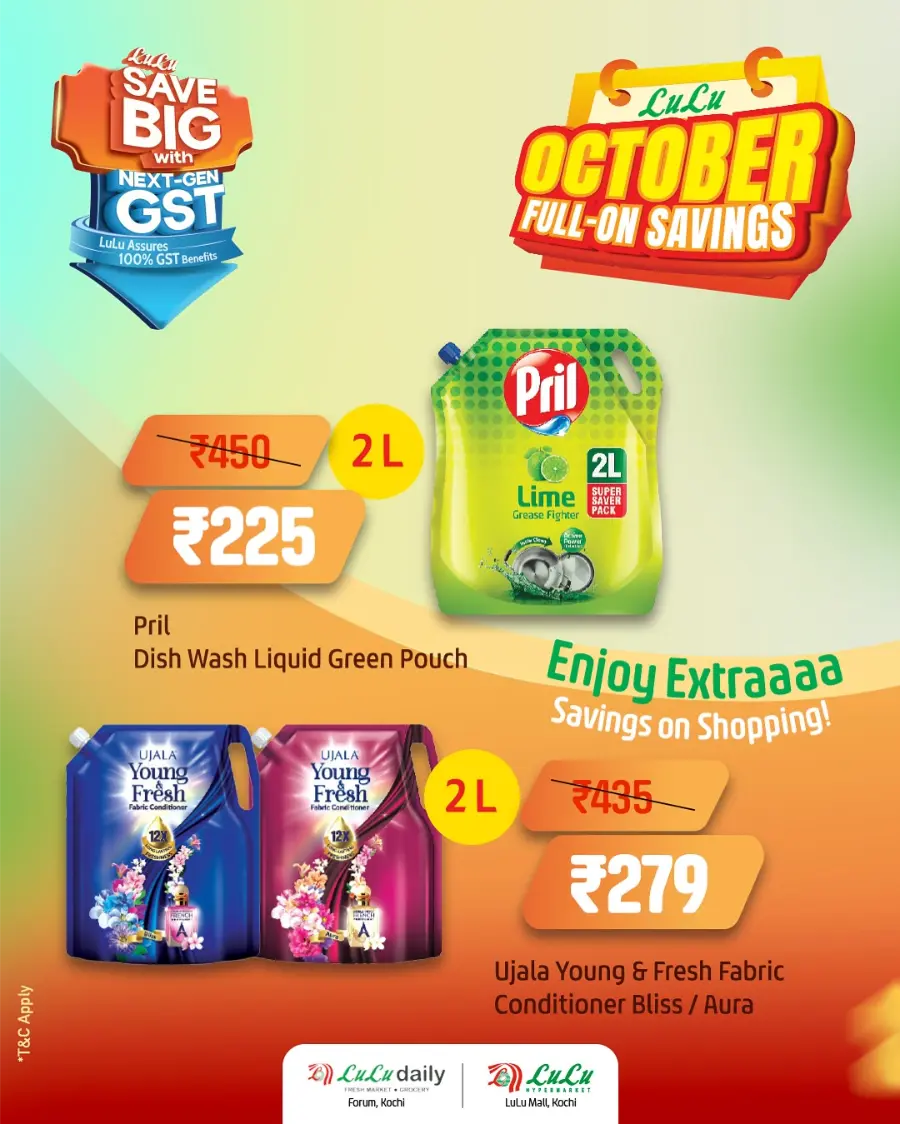 October Full On Savings – Mega Deals Await In Lulu Hypermarket Ernakulam