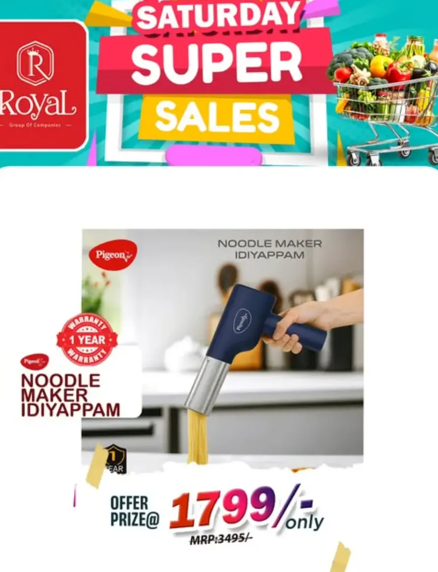 Weekend Deals In Royal Bazar Thrissur