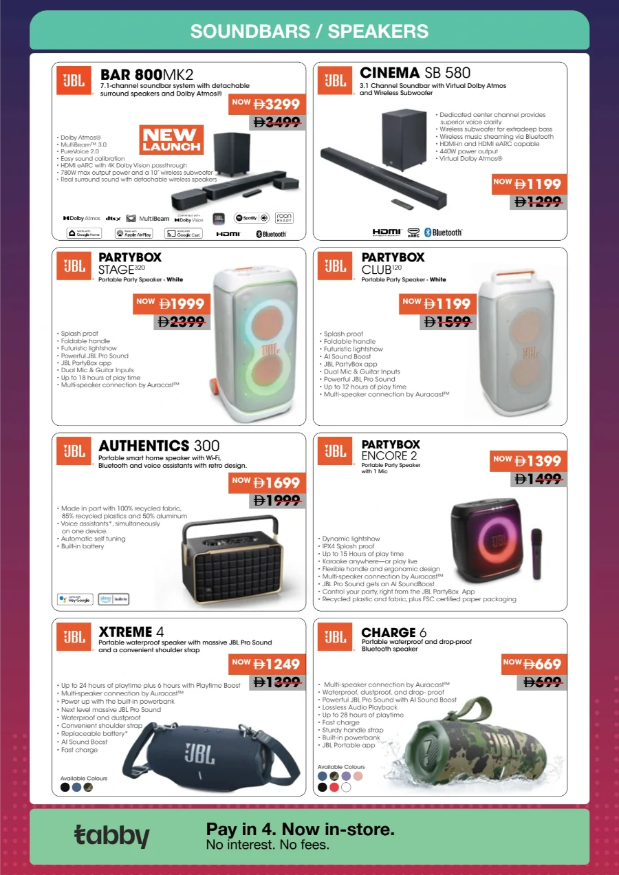 Music Fest Deals – Up to 50% Off Headphones & Speakers In Jumbo Electronics Umm al Quwain