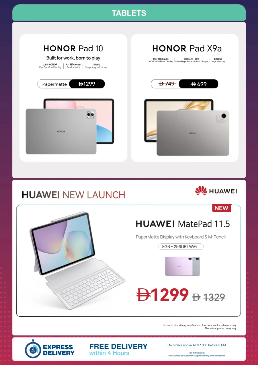 Music Fest Deals – Up to 50% Off Headphones & Speakers In Jumbo Electronics Umm al Quwain