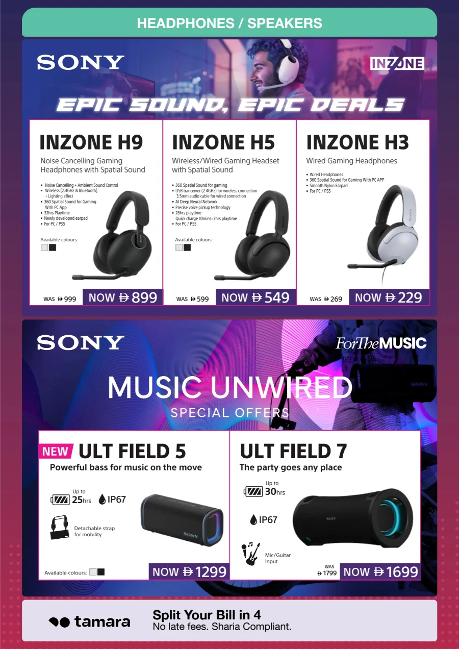 Music Fest Deals – Up to 50% Off Headphones & Speakers In Jumbo Electronics Umm al Quwain