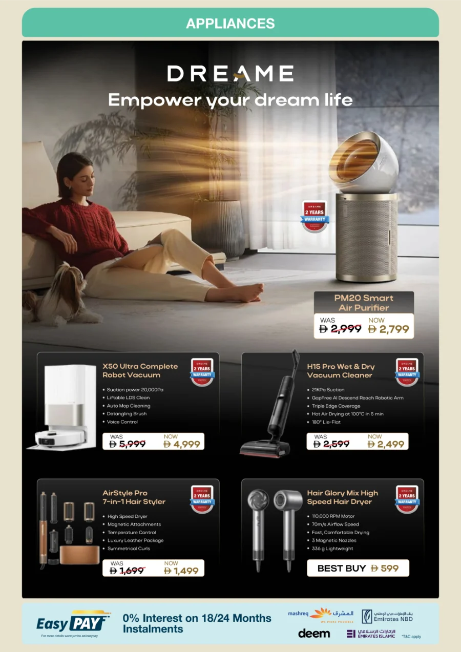 Home Fest – 25% to 50% Off Appliances & TVs In Jumbo Electronics Umm al Quwain