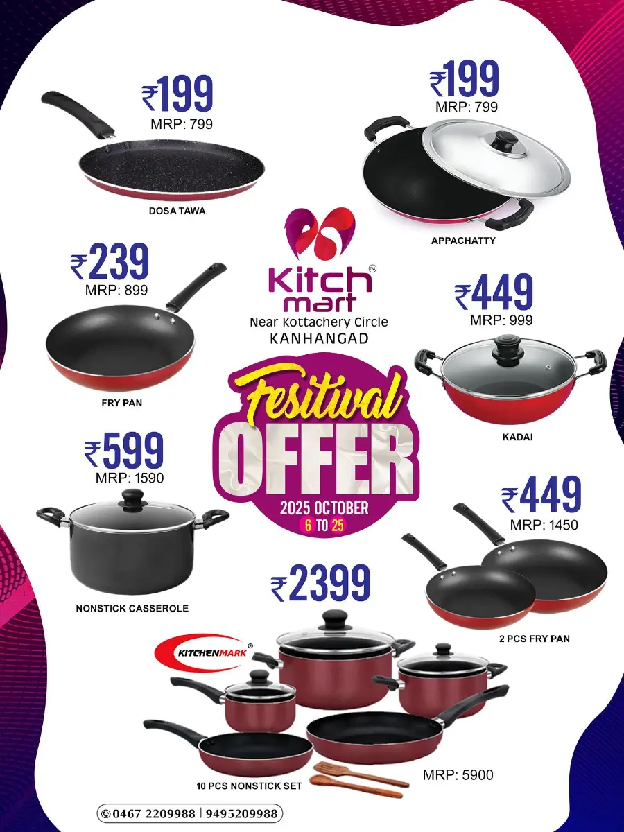 Festival Offer In Kitchmart Kasaragod
