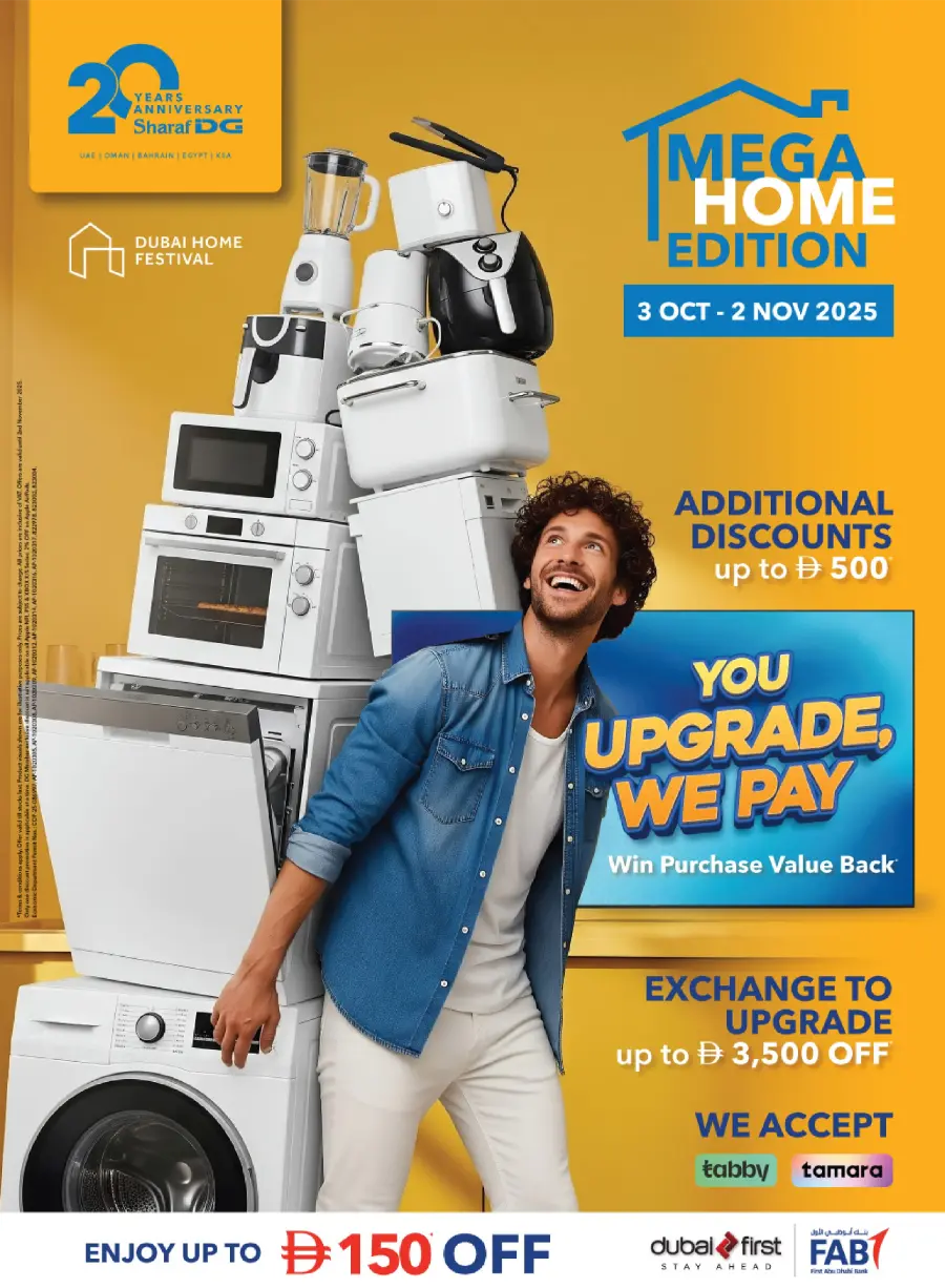 Biggest Home Fest – Unbeatable Appliance Deals In Sharaf DG Umm al Quwain