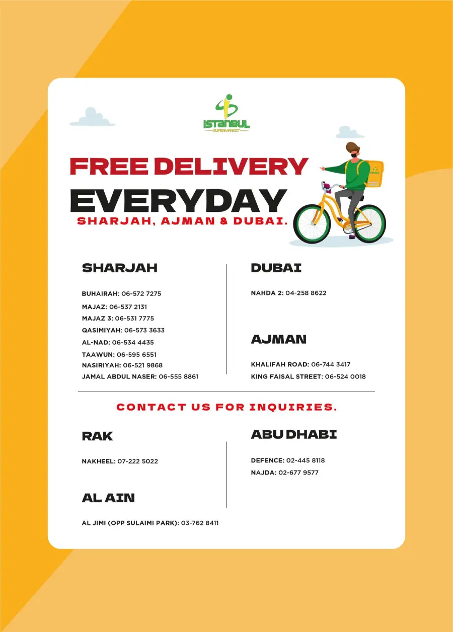 Annivesary Deals In Istanbul Supermarket Dubai