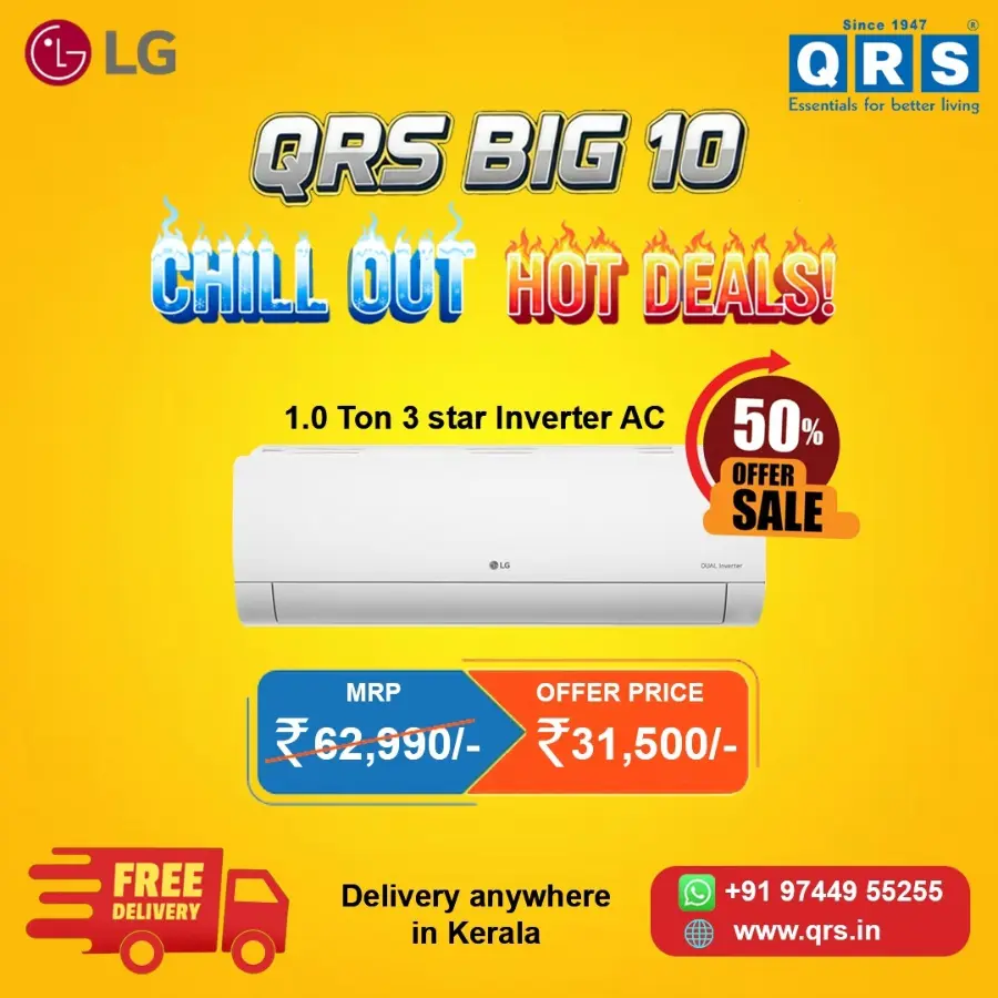 QRs big 10 days offer In QRS Retail Malappuram