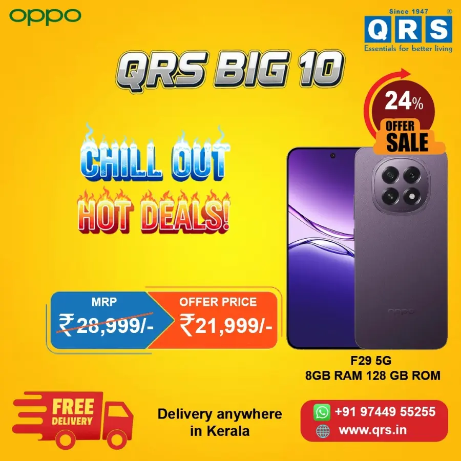 QRs big 10 days offer In QRS Retail Malappuram