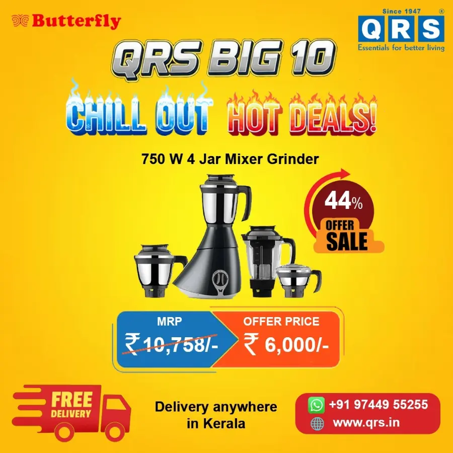 QRs big 10 days offer In QRS Retail Malappuram
