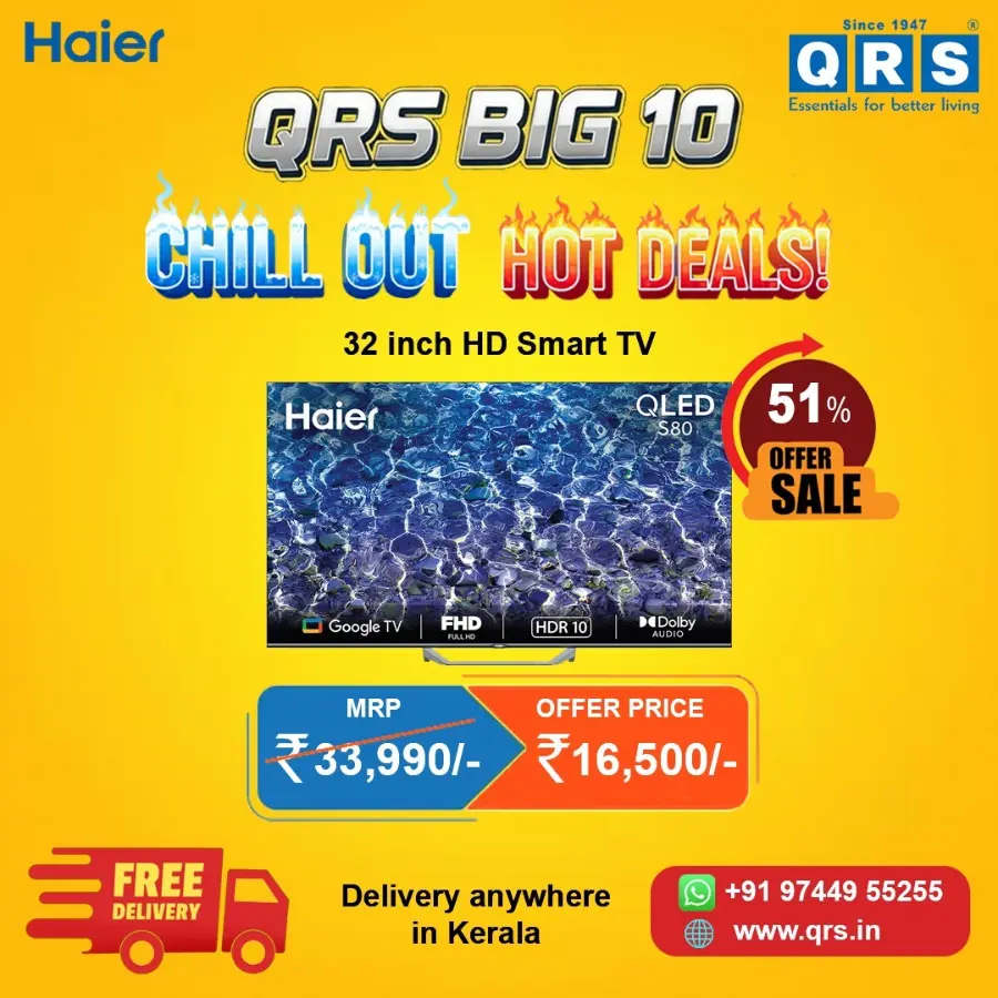 QRs big 10 days offer In QRS Retail Malappuram