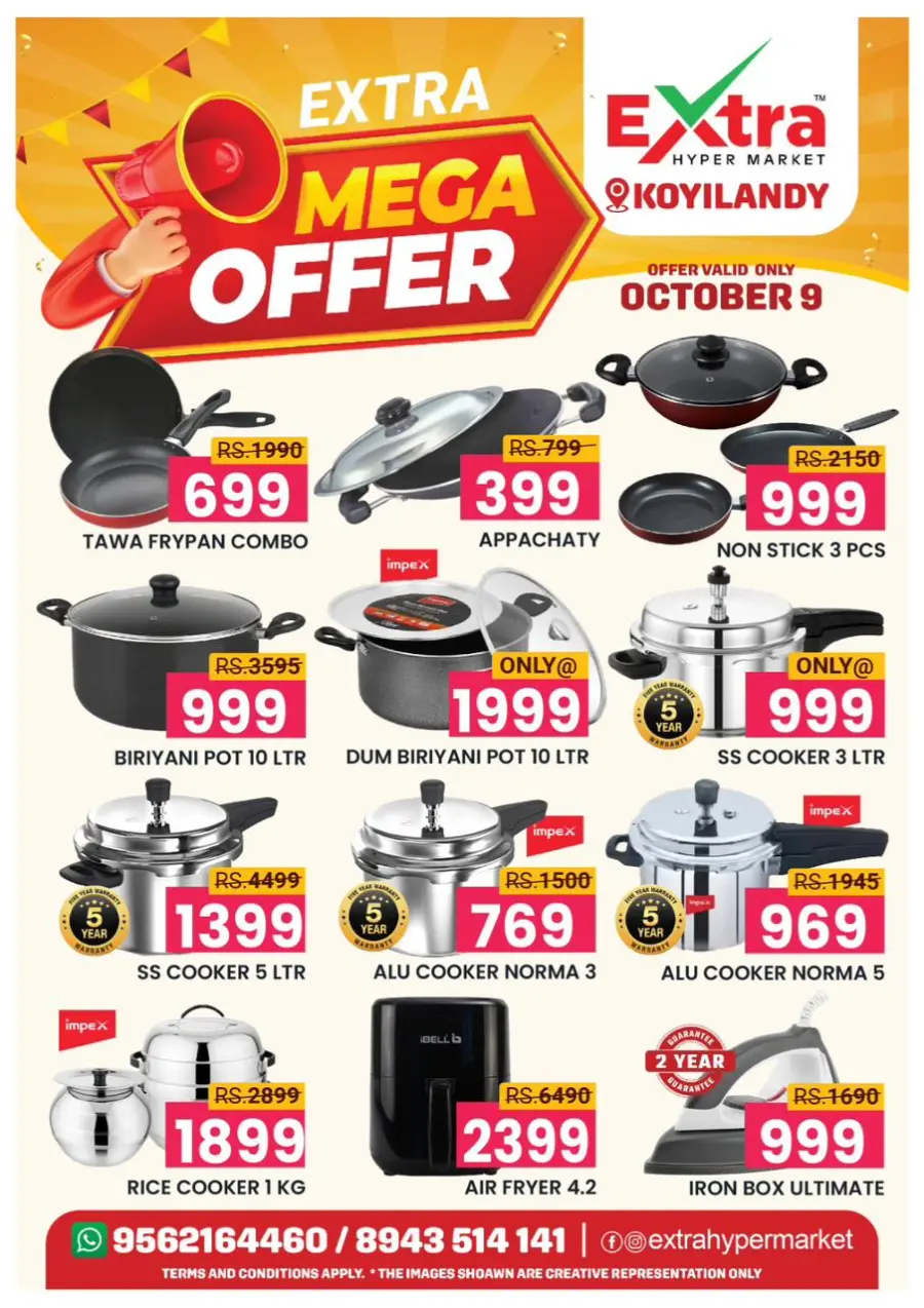 Mega offer In Extra hypermarket Calicut