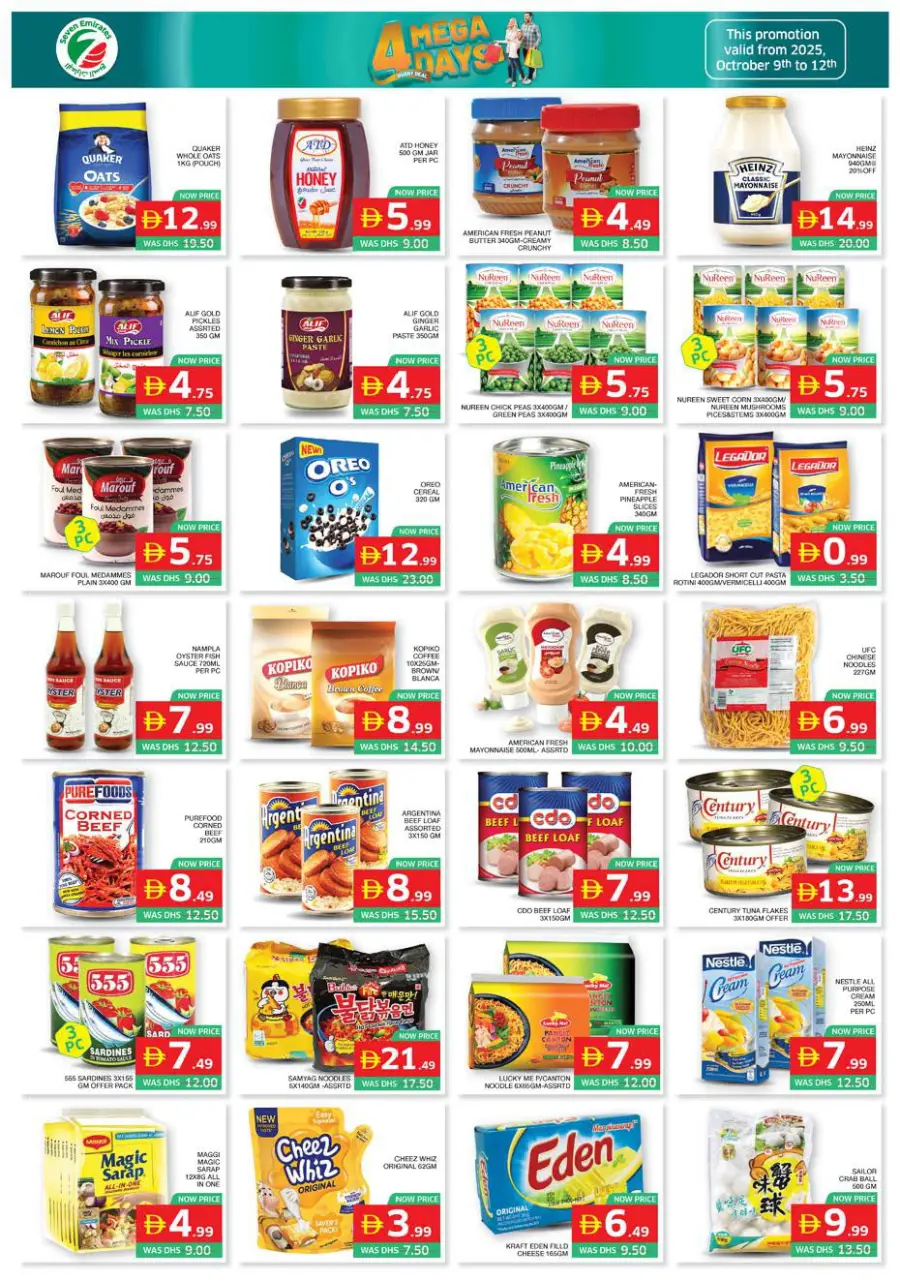 4 Mega Days In Seven Emirates Supermarket Abu Dhabi