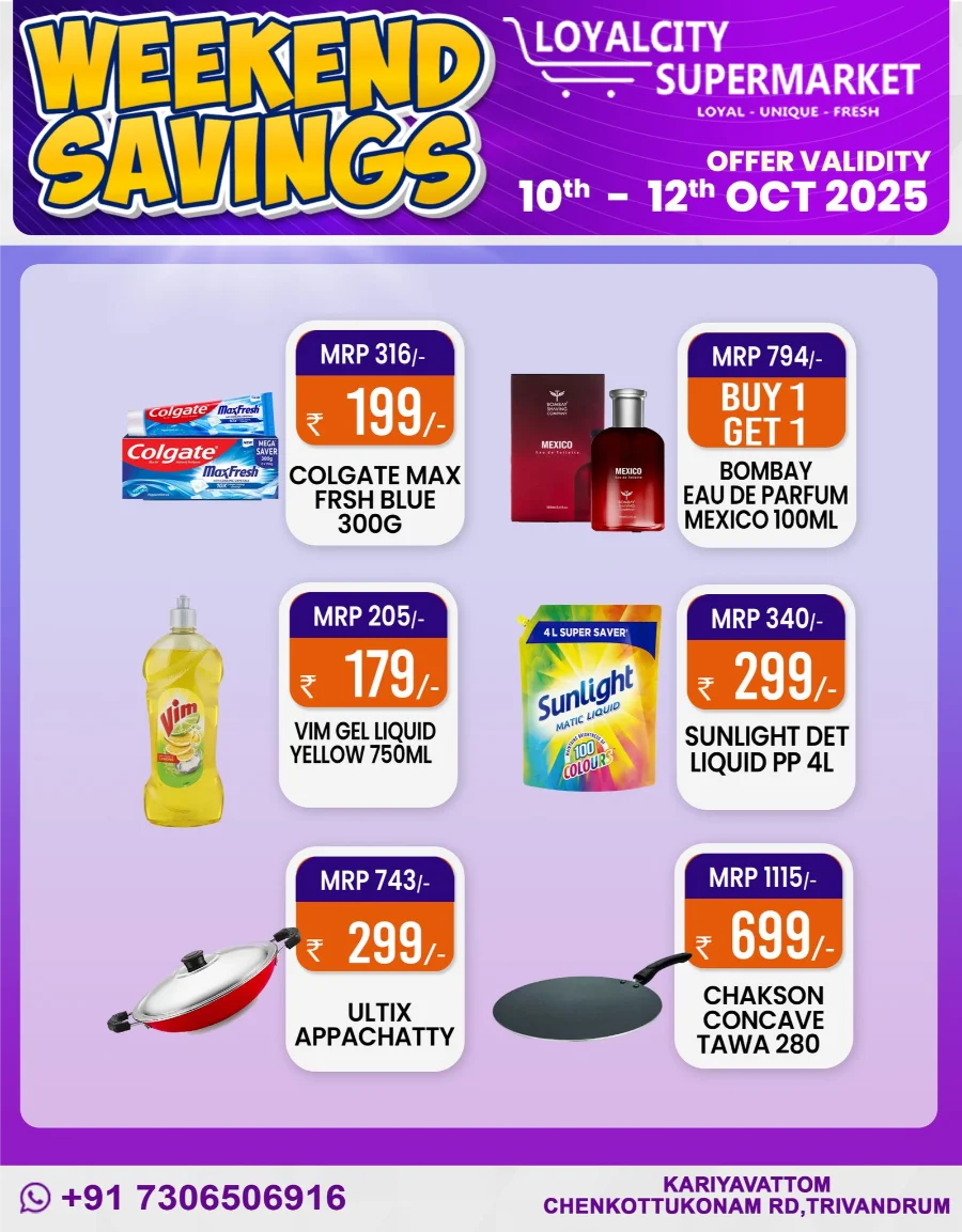 Weekend Savings In Loyalcity Supermarket Trivandrum