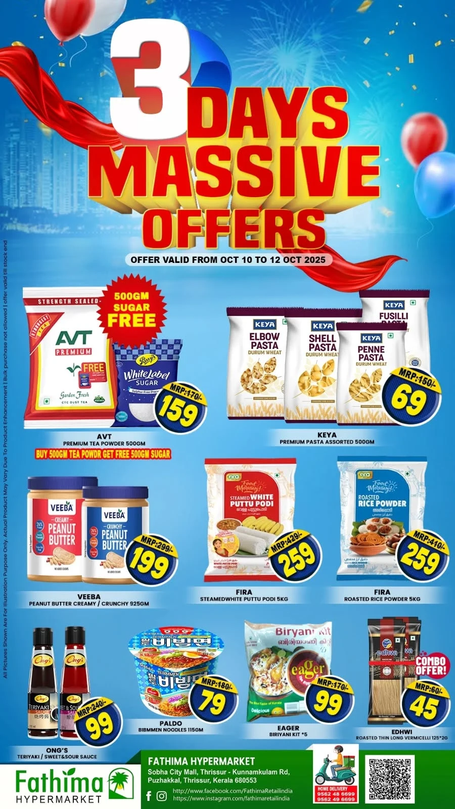 3 Days Massive Offers In Fathima Hypermarket Thrissur