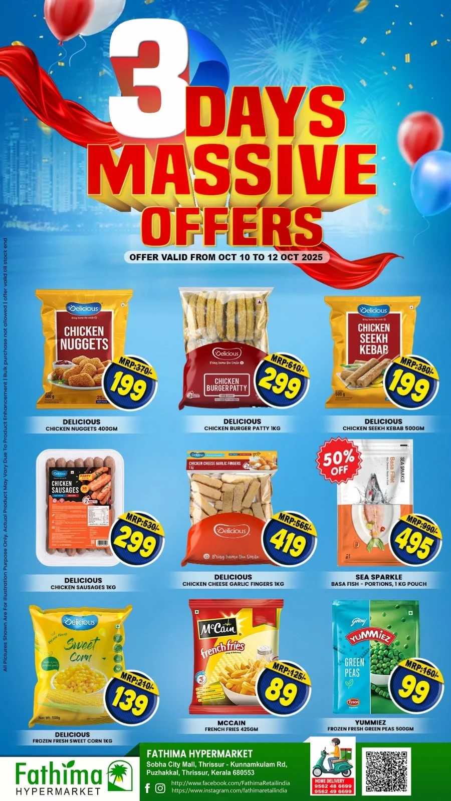 3 Days Massive Offers In Fathima Hypermarket Thrissur