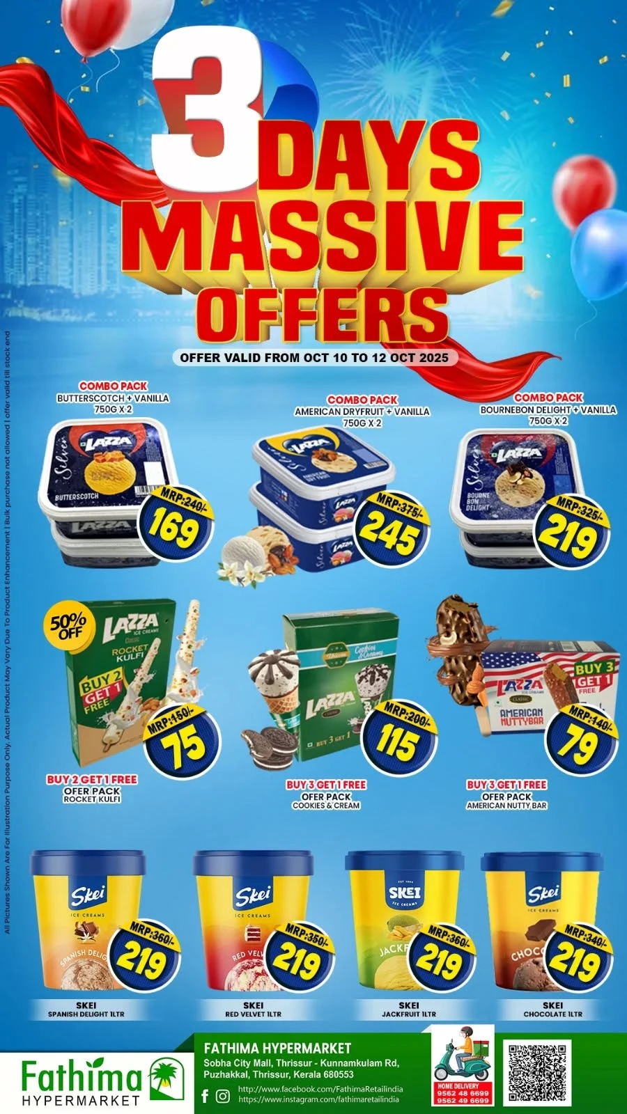 3 Days Massive Offers In Fathima Hypermarket Thrissur