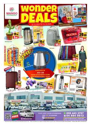 Wonder Deals In Mango Hypermarket Dubai