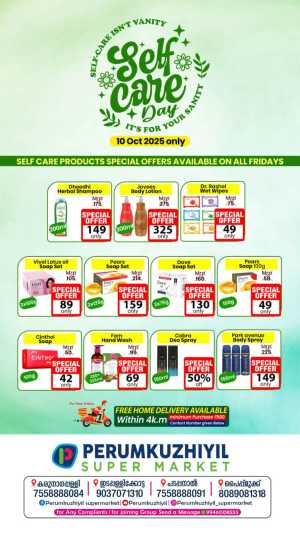 Self care day In Perumkuzhiyil Supermarket Kollam