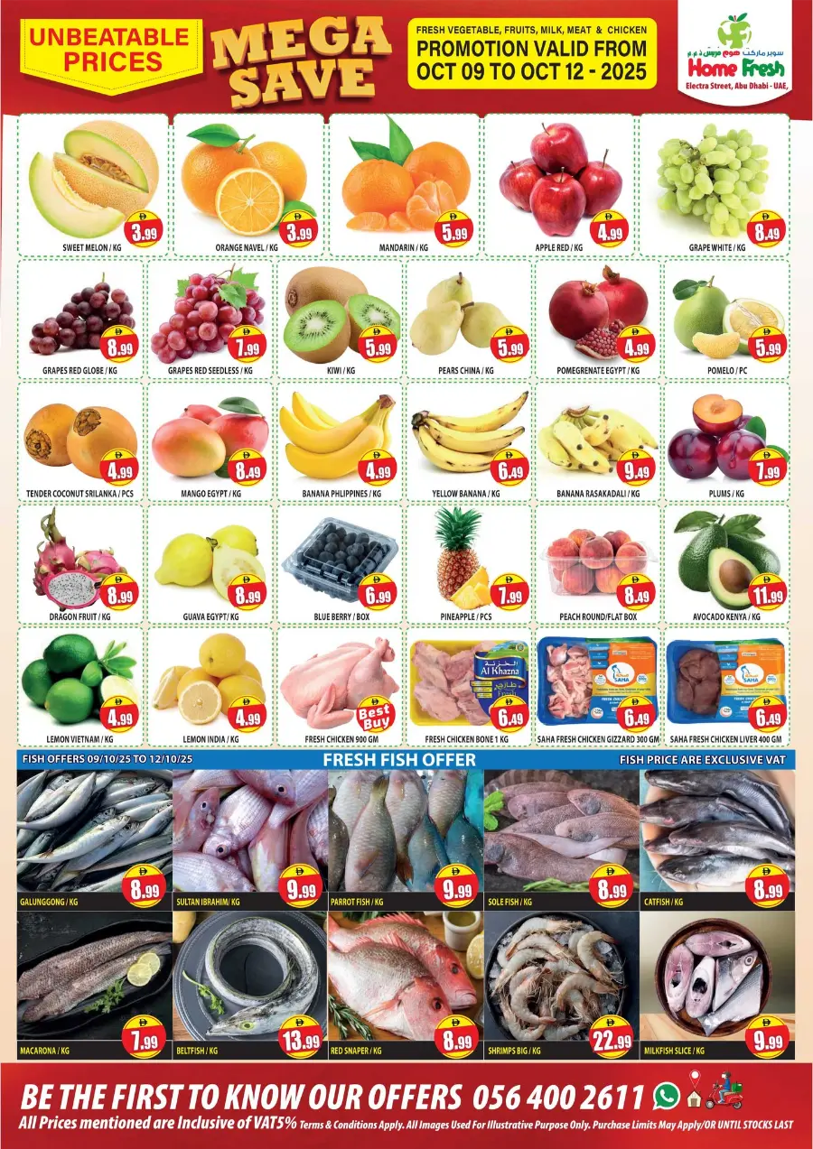 Mega Save In Home Fresh Abu Dhabi