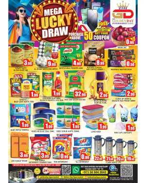 Mega lucky draw In ZSH Golden Day Hypermarket Dubai