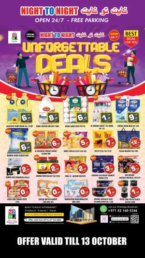 Unforgettable deals In Night to Night Sharjah / Ajman