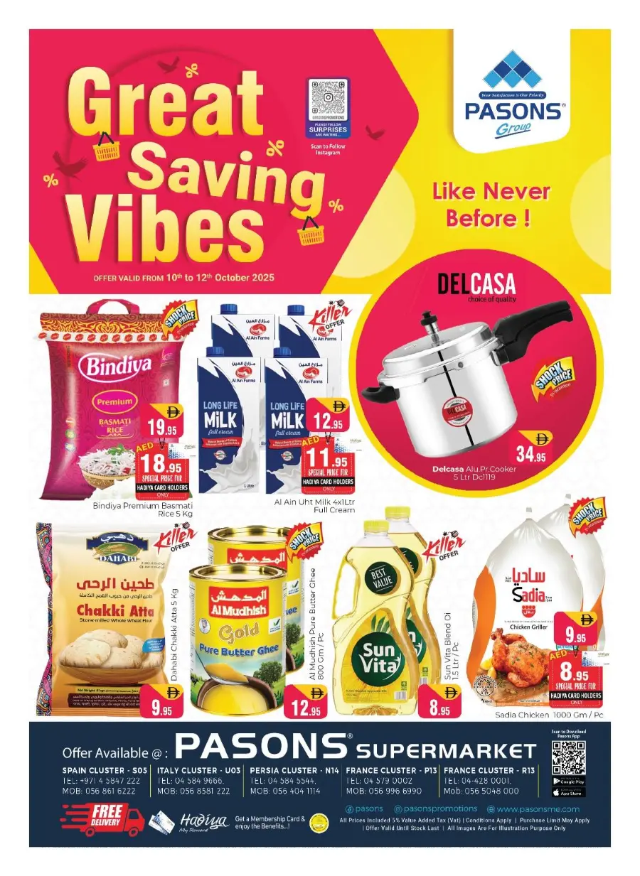 Great saving vibes In Pasons Dubai