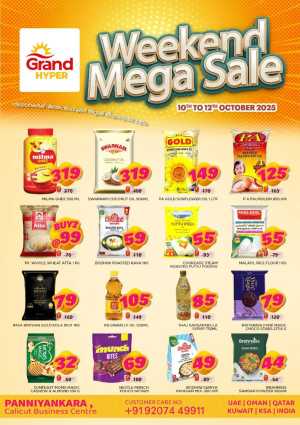 Weekend Sale In Grand Hypermarket Calicut