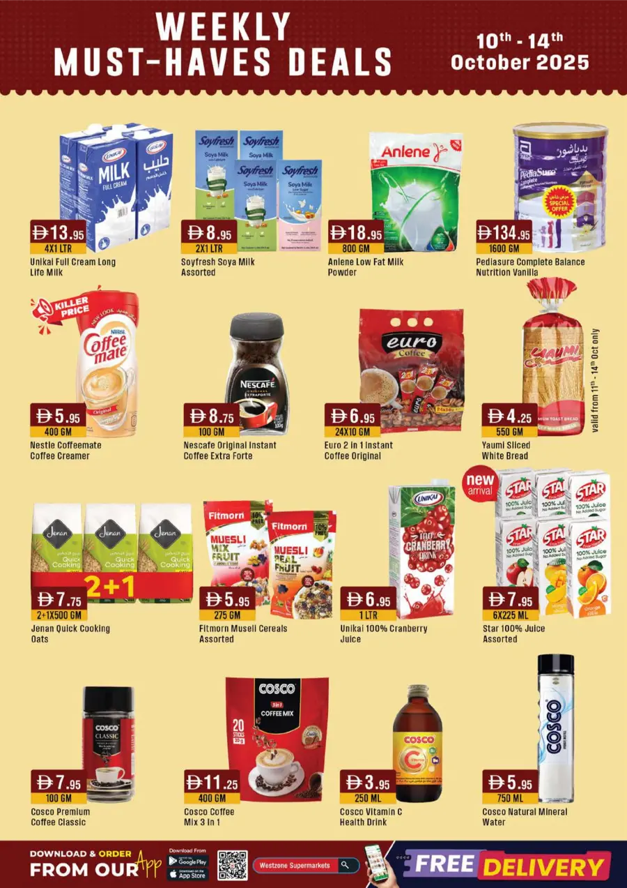 Weekly Must-Have Deals In West Zone Supermarket Dubai