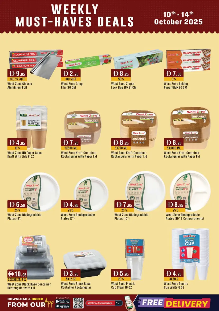 Weekly Must-Have Deals In West Zone Supermarket Dubai