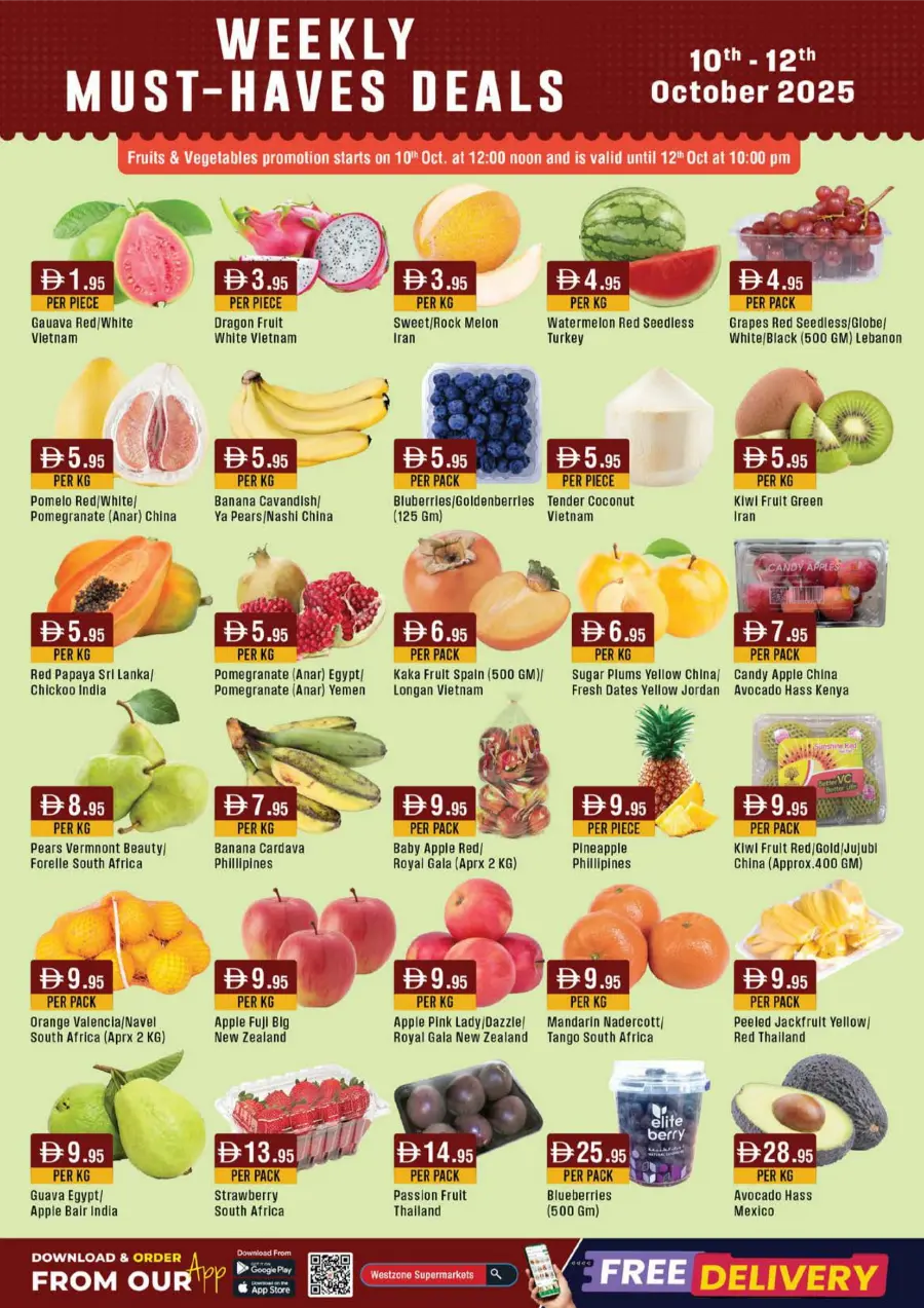 Weekly Must-Have Deals In West Zone Supermarket Dubai