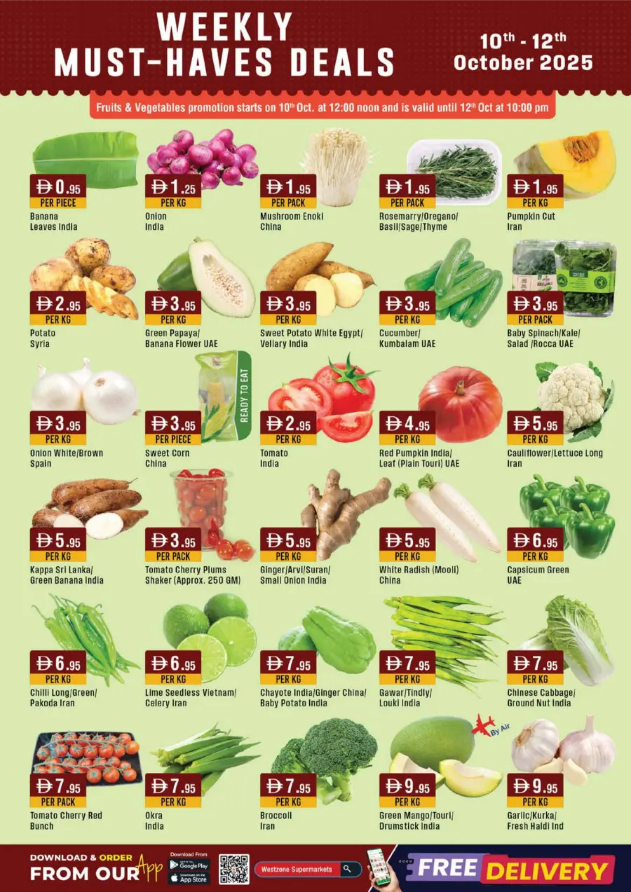 Weekly Must-Have Deals In West Zone Supermarket Dubai