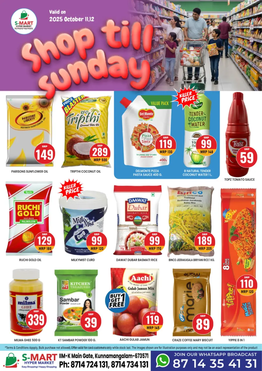 Saturday offer In S-Mart Hypermarket Calicut