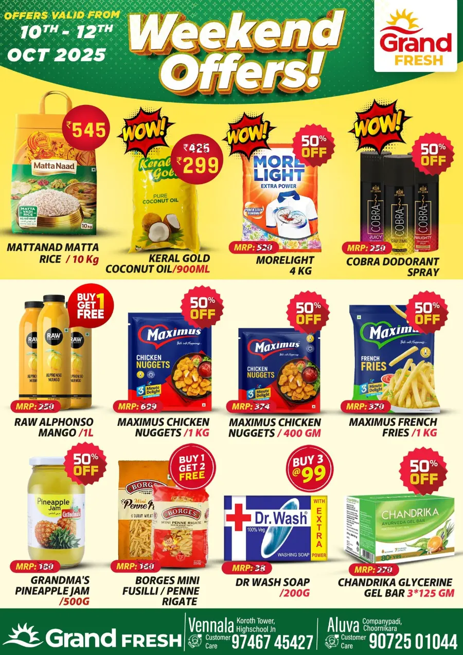 Weekend offer In Grand Hypermarket Ernakulam