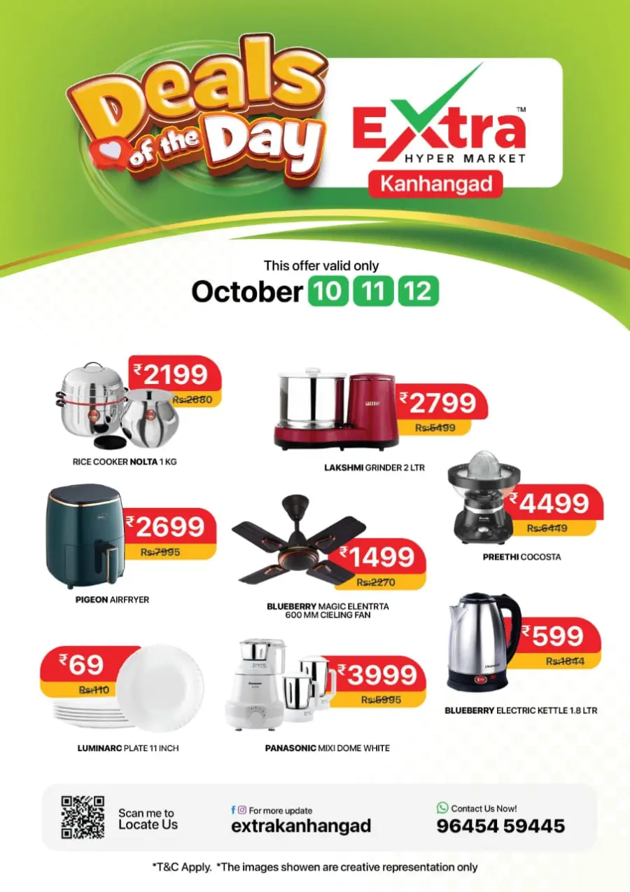 Mega Deals Mega Deals In Extra hypermarket Kasaragod