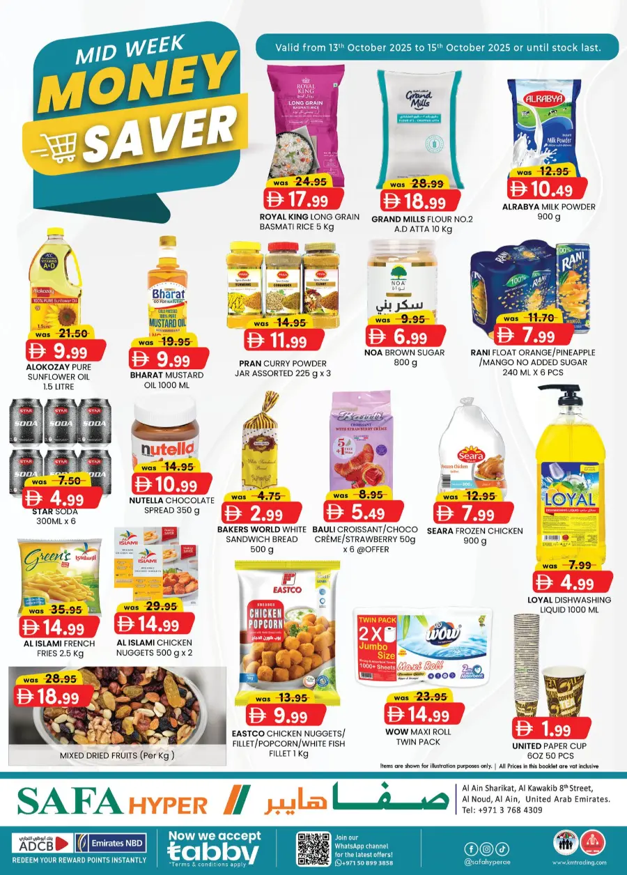 Mid Week Money Saver In SAFA Express Supermarket Al Ain