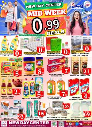 Midweek deals In New Day Centre Sharjah / Ajman