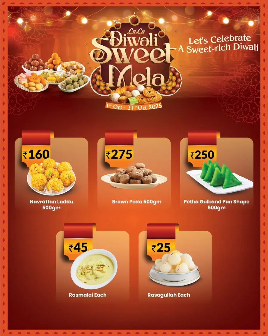 Diwali Sweet Mela In Lulu Hypermarket Trivandrum