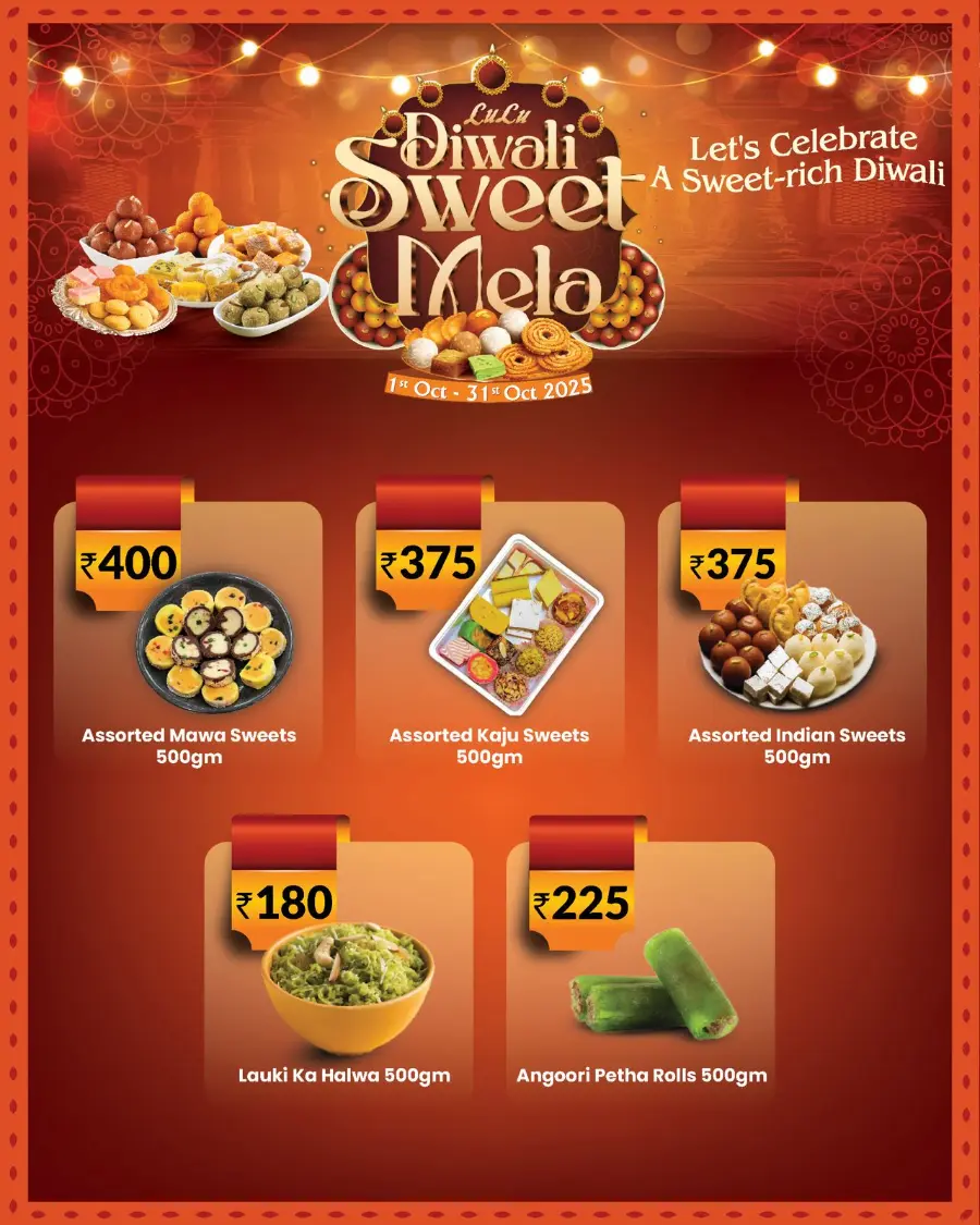 Diwali Sweet Mela In Lulu Hypermarket Trivandrum
